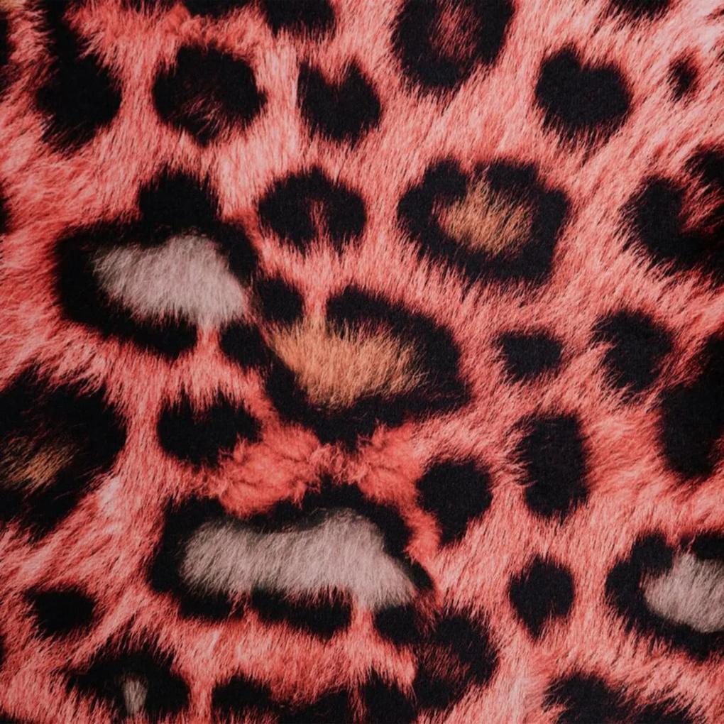 Cuscino Arancio Leopardo 45 x 30 cm