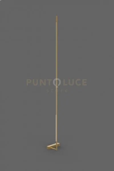 Tubular  tubolare da pavimento oro, led 17,30w, 1376lm, 3000k, l18x...