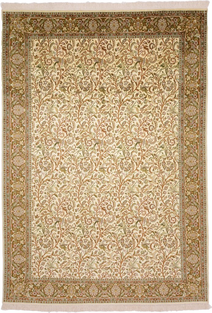 Cashmere Silk Tappeto orientale 190x270 (Indian) Annodato A Mano