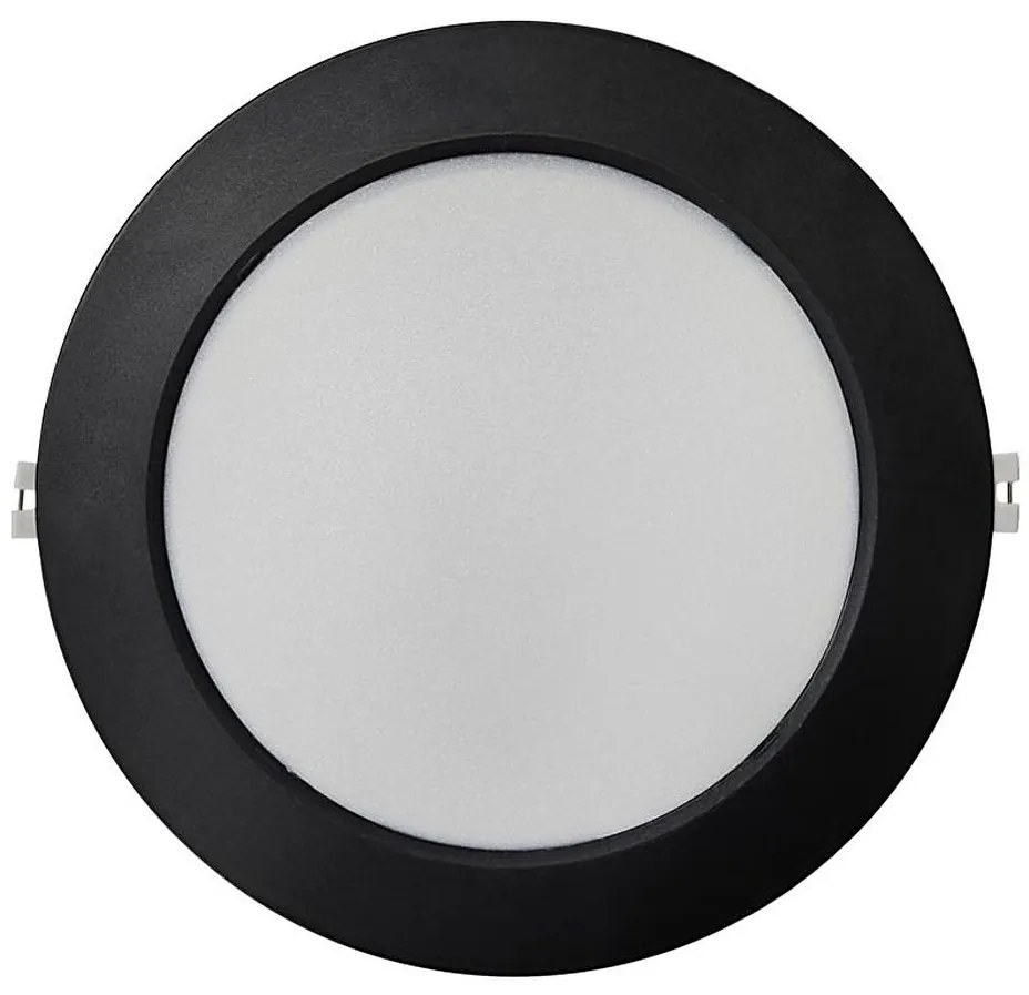 Lampada LED da incasso CIRCLE LED/18W/230V 4000K diametro 22 cm nero