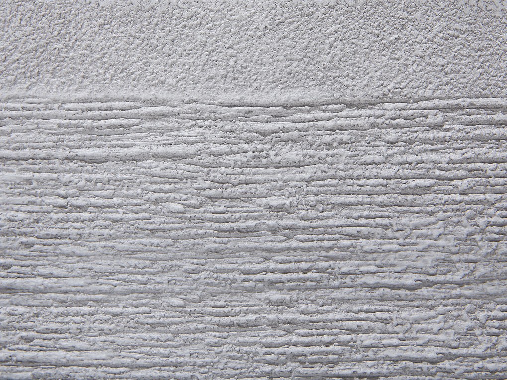 Vaso da fiori quadrato bianco 30 x 30 x 28 cm PAROS Beliani