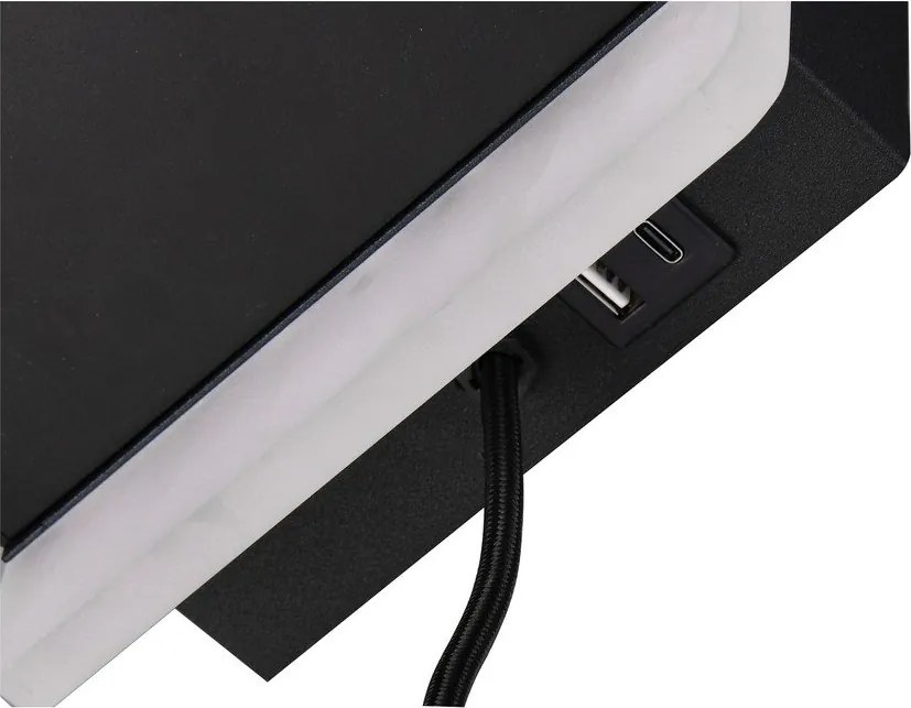 Lampada nero opaco a LED da parete dimmerabile Fairfield - Trio