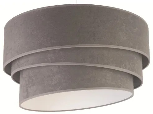 Duolla - Lampadario a sospensione con filo DEVON 1xE27/40W/230V diametro 45 cm grigio