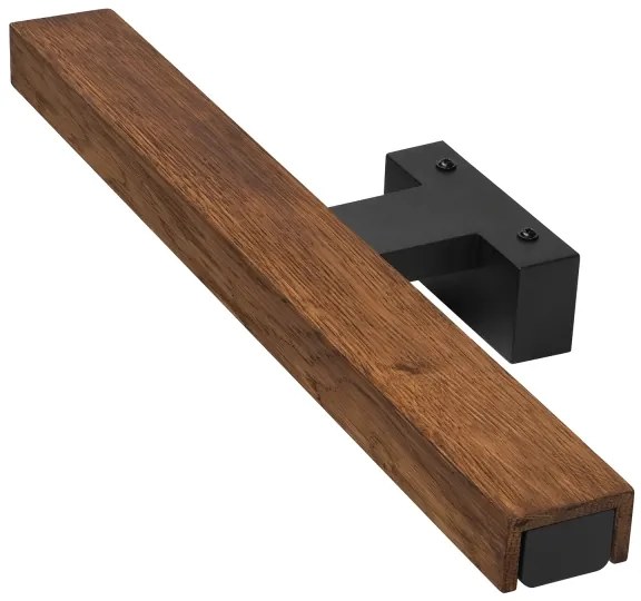 Brilagi-Illuminazione a LED per specchi da bagno WOODY MIRROR LED/8W/230V IP44 quercia/nero