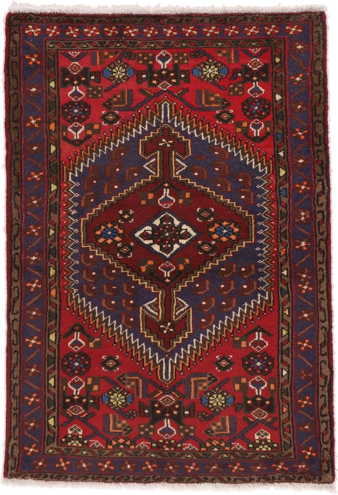 Hamedan Tappeto 150x100 (Iran) Annodato A Mano