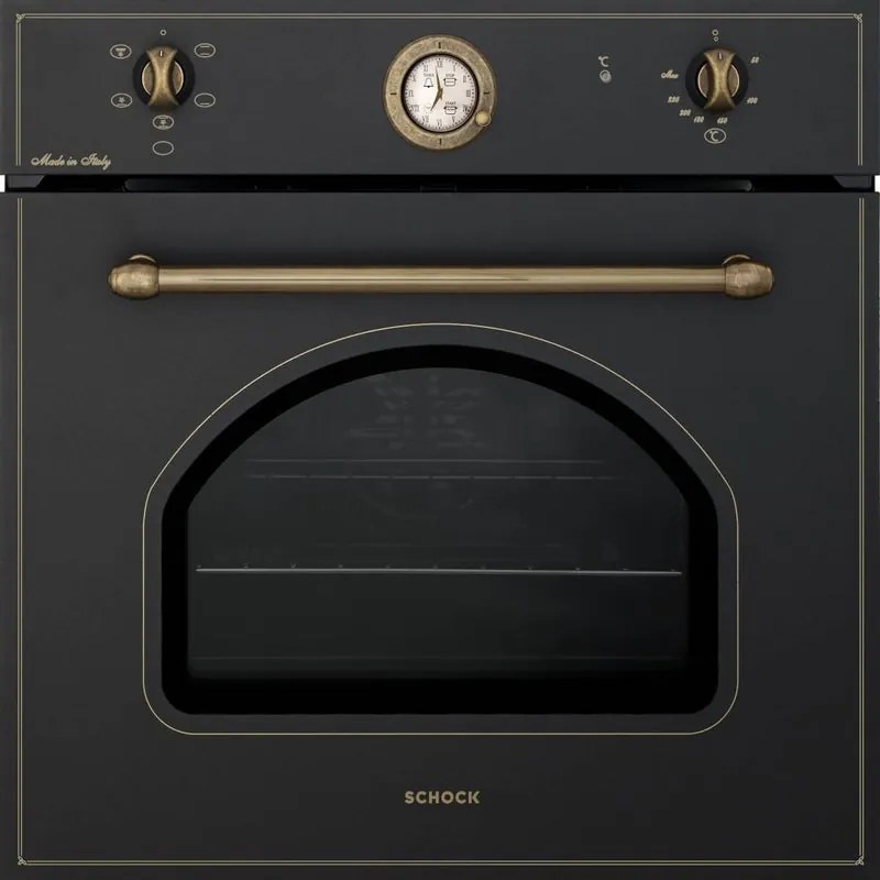 Forno da incasso elettrico multifunzione ventilato SCHOCK SFN54BKN pulizia manuale