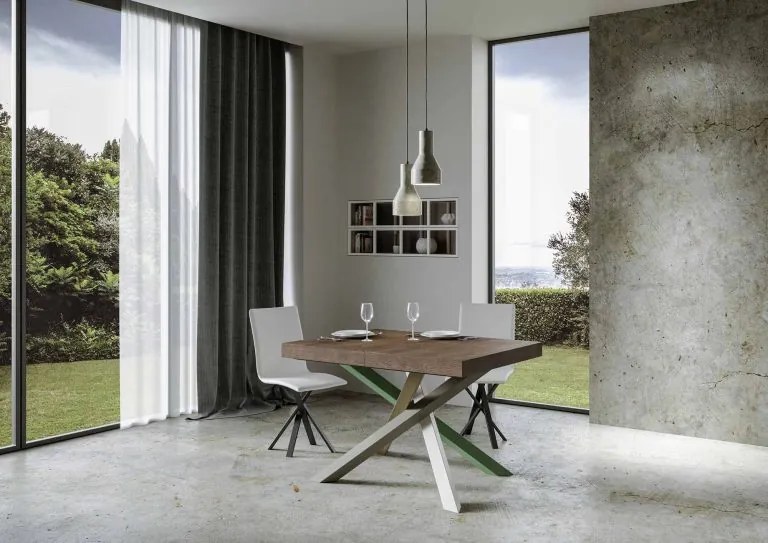 Tavolo Allungabile Volantis Premium P.90 - Struttura 4/A, 90x130/234 cm Volantis Premium / Noce