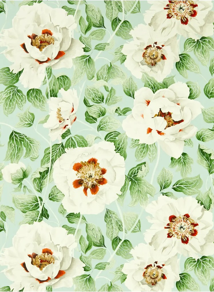 Harlequin Tapete Florent - Seaglass/ Clover/ Rosehip