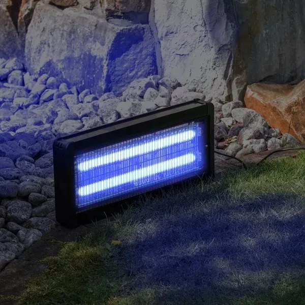 Trappola elettrica per insetti 2x15W/230V, copertura 120 m²