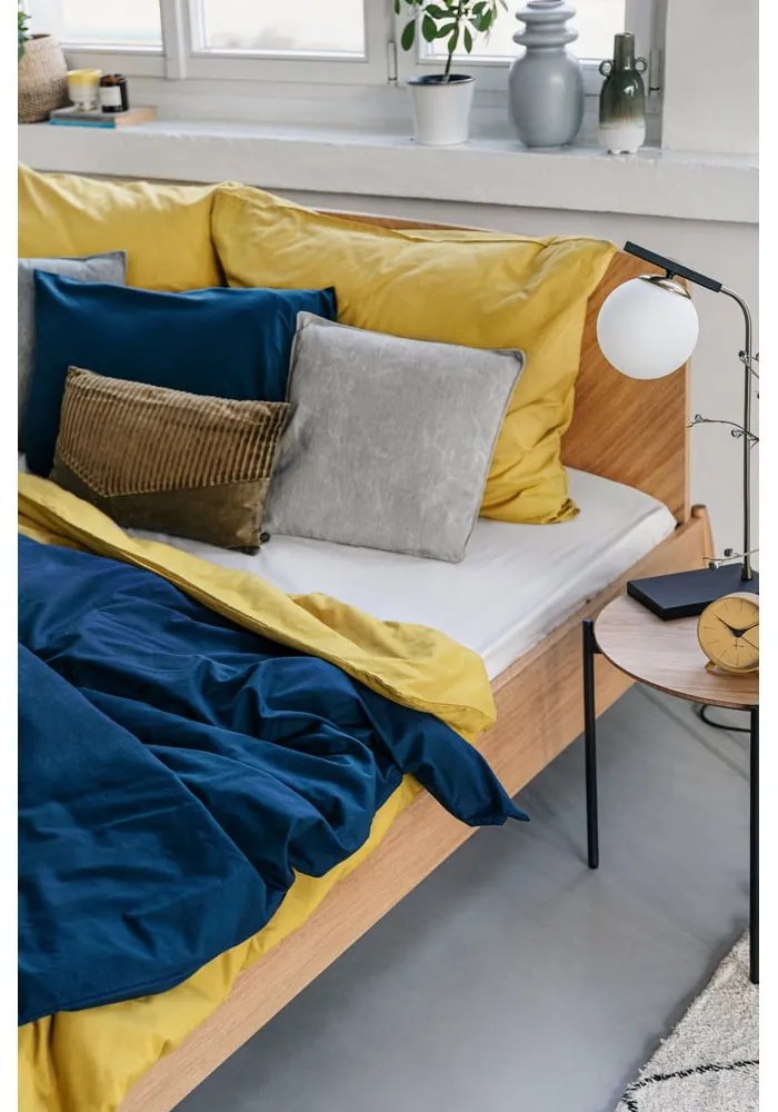 Biancheria da letto matrimoniale in cotone blu navy , 200 x 220 cm - Bonami Selection