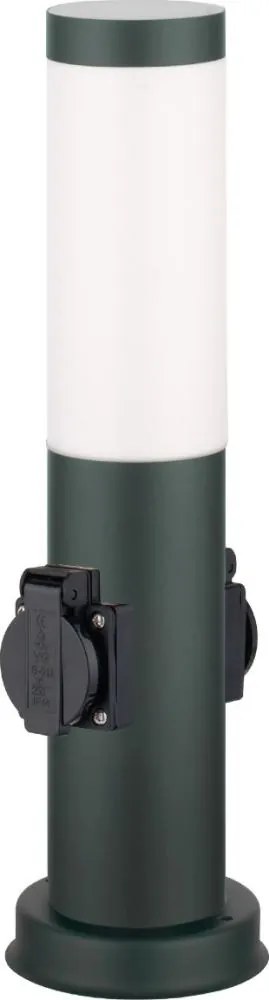 Brilagi - Lampada da esterno con 2 prese SCHUKO NOVA, 1x E27/15W/230V, 40 cm, IP44, antracite