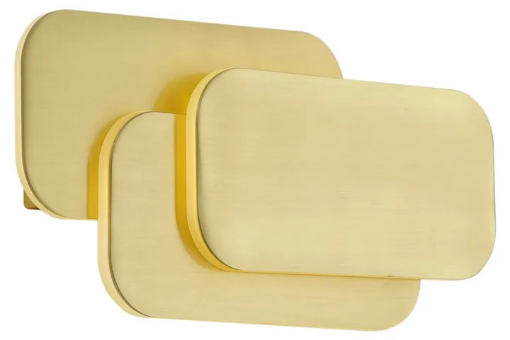 Lampada da parete moderna in ottone con LED integrato dimmerabile a 3 fasi - Dias
