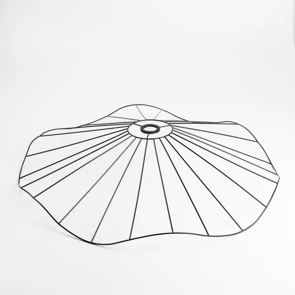 Brilagi - Lampadario a plafone LED CERIA WIRE 1xE27/40W/230V Ø 80 cm nero