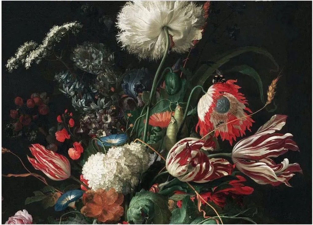 Carta da parati in tessuto non tessuto Golden Age Flowers I