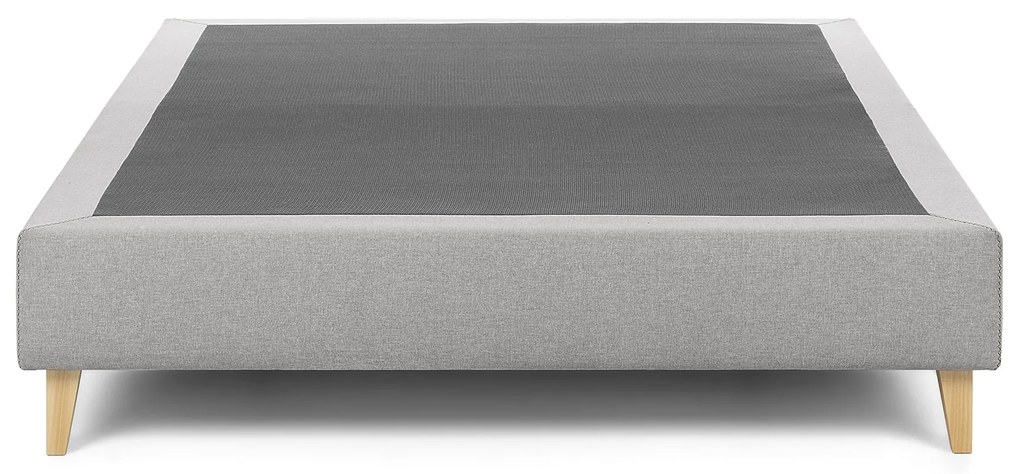 Kave Home - Base letto alta Nikos 180 x 200 cm grigio