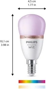 Lampadina LED dimmerabile Philips SMART P45 E14/4,9W/230V 2200-6500K
