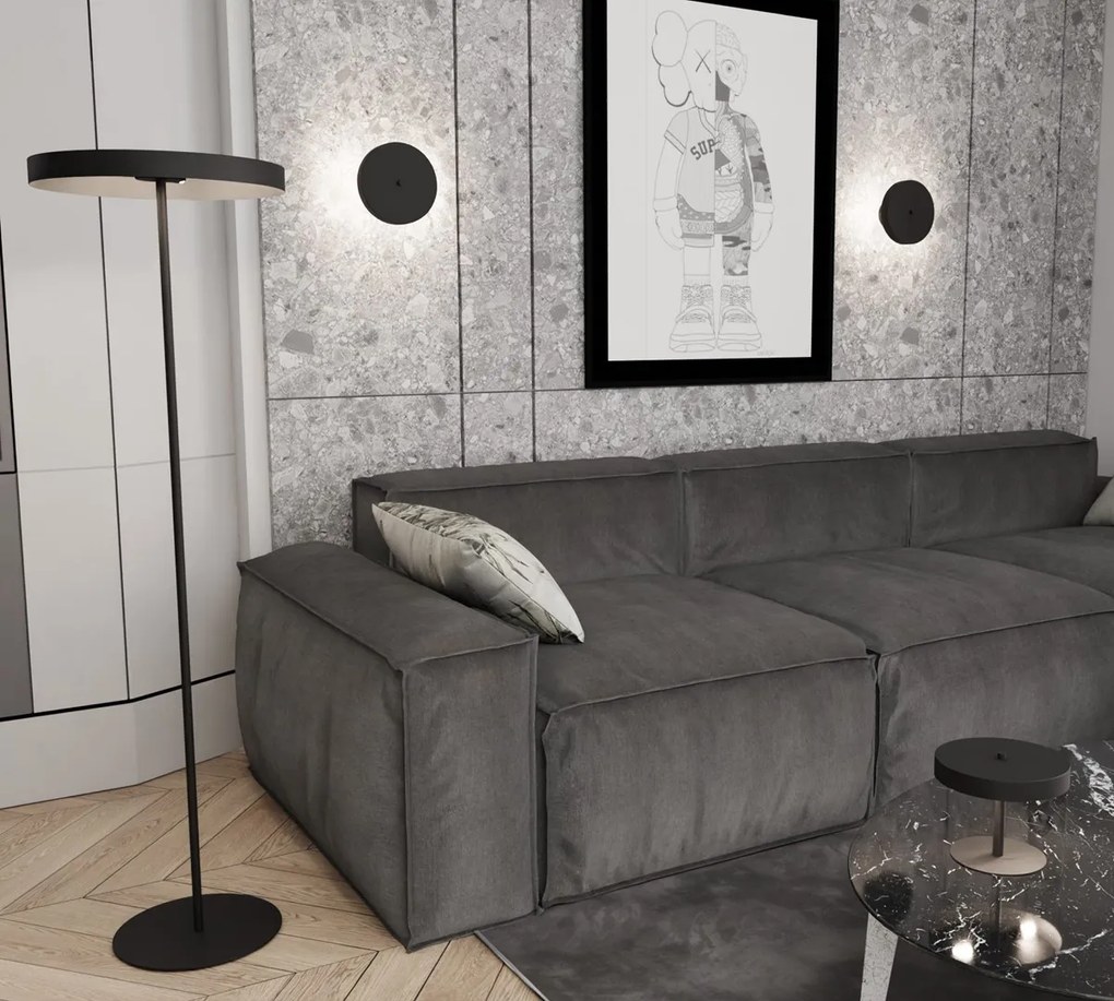 Lampade Da Scrivania Minimal Poseidone Acciaio Nero 2 Luci G9 Ip20