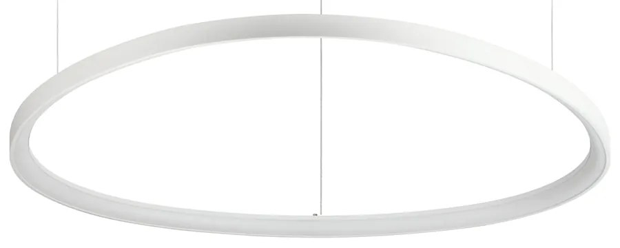 Sospensione Moderna Gemini Bianco Led 80W 3000K Luce Calda