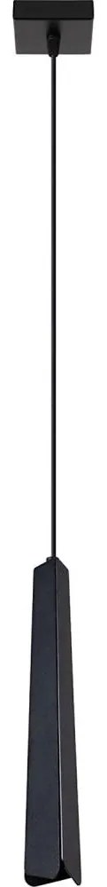 Sollux SL.1400 - Lampadario a sospensione con filo PRYSM 1xG9/8W/230V nero