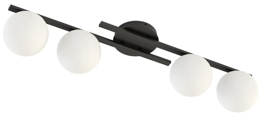 Lampada da soffitto in acciaio KAIRO 4 da interno 4xE14