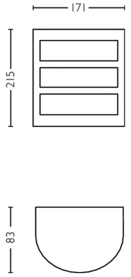 Philips - Applique a LED da esterno PYTHON LED/6W/230V 2700K IP44