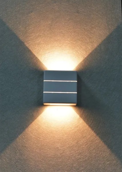 Immax 08521L - Applique LED da esterno LUXLINE 6W/230V 3000K IP54 bianco