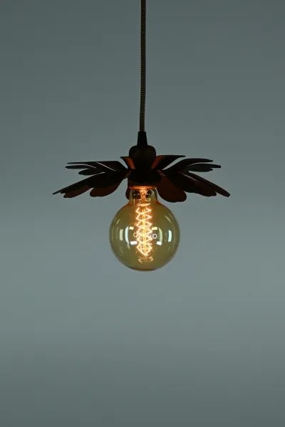 Bohemia-Design - Lampada a sospensione con cavo 1xE27/60W/230V bronzo