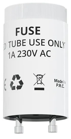 Tubo LED 9W 60cm 130lm/W - Starter Incluso - Osram chip LED Colore Bianco Naturale 4.000K