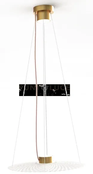 Ledy-b lampada a sospensione 3 luci gx53 incluse colore bianco e or...