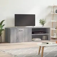 Mobile Porta TV Grigio Sonoma 120x34x37 cm in Legno Multistrato 833549