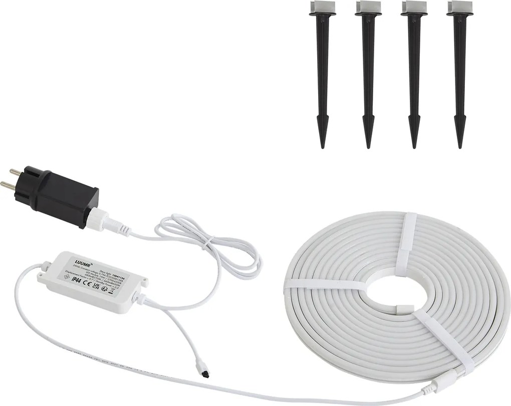 Striscia LED Smart 5 Metri CCT 30W 350 lm 2700 - 6500K IP44 Incl. Picchetti