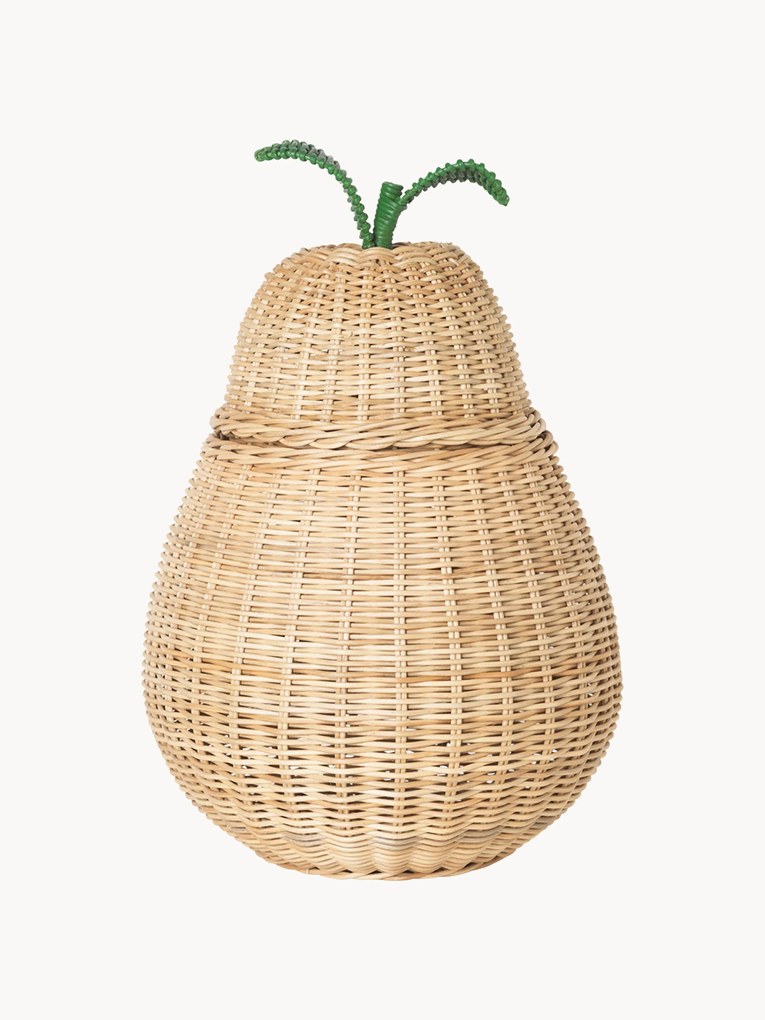 Cesto in rattan fatto a mano Pear