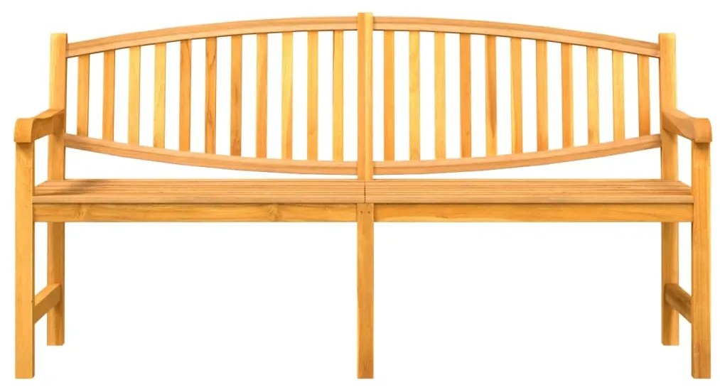 Panca da giardino 179,5x60x90 cm in legno massello di teak