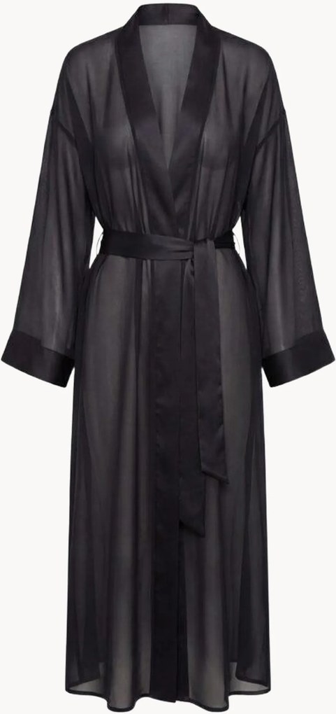 Accappatoio da donna in seta Noir Veil, varie misure