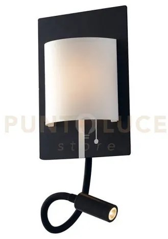 Applique a parete led pop bianca con luce flessibile a led 9w 720lm...