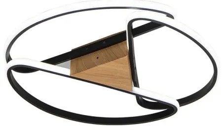 Plafoniera LED dimmerabile LED/75W/230V 3000-6500K marrone/nero + +TC