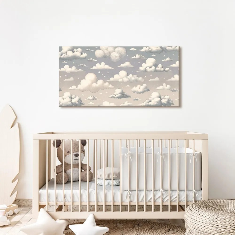 Quadro su tela – Cielo da fiaba con nuvole