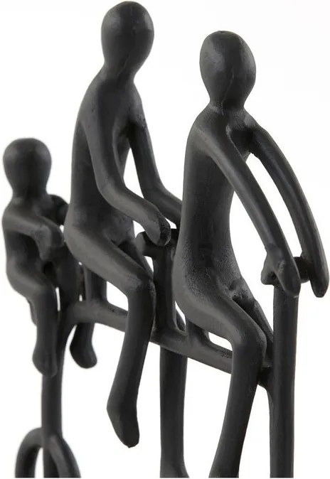 Statuetta in metallo (altezza 32 cm) Cycle - Light &amp; Living