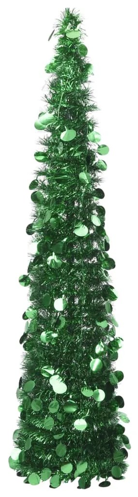 Albero di Natale Artificiale Apribile in PET, Verde / 150 cm