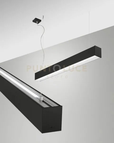 Turner sospensione a doppia emissione nera 29w+15w 4000k 3570+1440l...