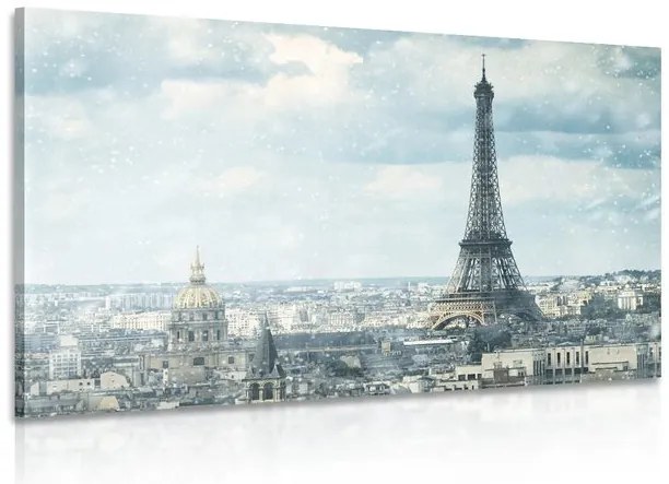 Quadro su tela – Parigi in inverno