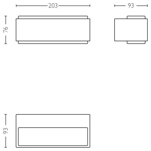 Philips 16487/93/P3 - Applique da esterno MYGARDEN 2xLED/4,5W IP44