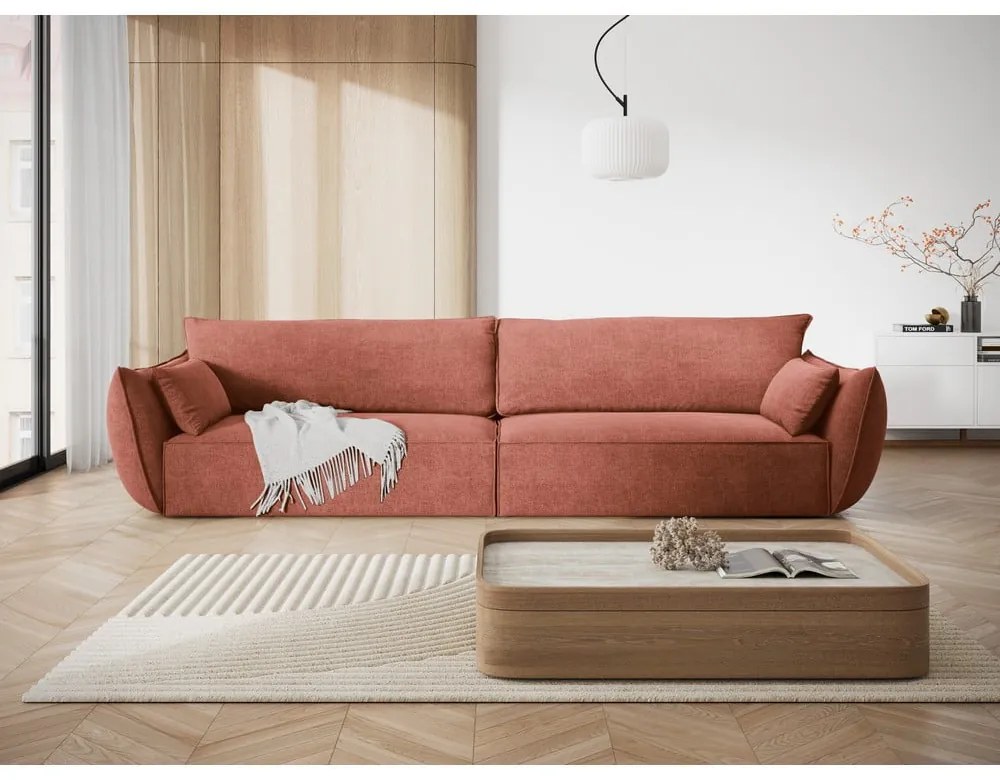 Divano rosso 248 cm Vanda - Mazzini Sofas