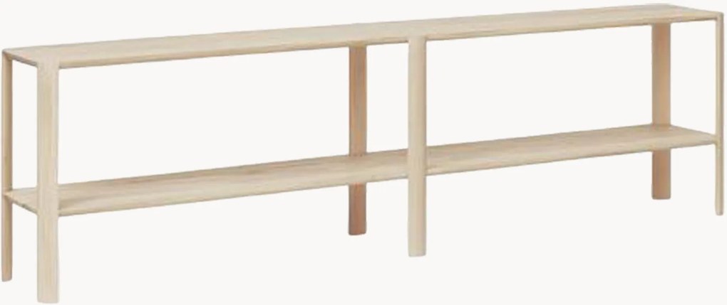 Scaffale in legno di quercia Leaf