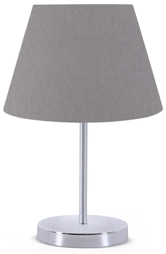 Lampada da tavolo argento e grigio 37 cm Spring