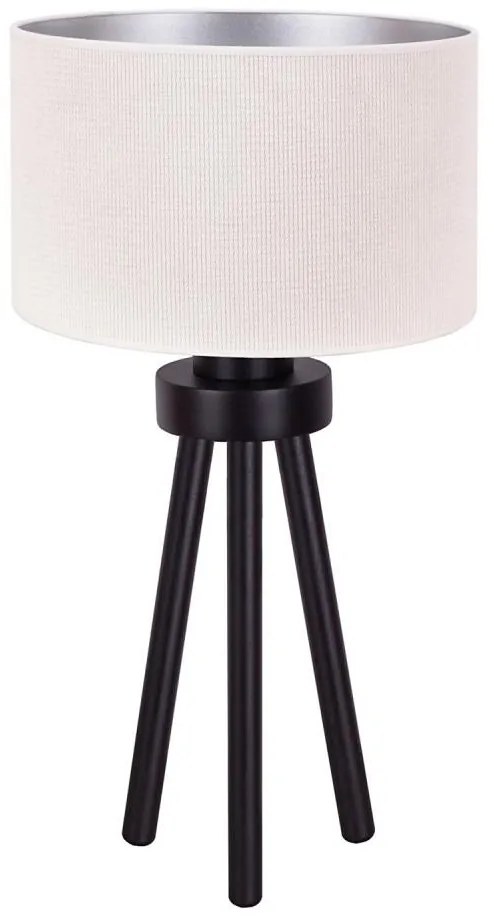 Duolla - Lampada da tavolo LYON 1xE27/15W/230V diametro 30 cm color crema