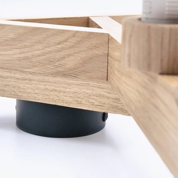 Plafoniera ANTONIO 3xE14/40W/230V rovere