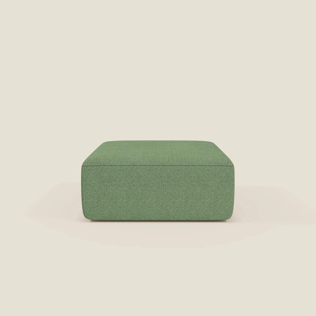 BonBon pouf divano modulare in 2 dimensioni in tessuto smacchiabile T23 menta
