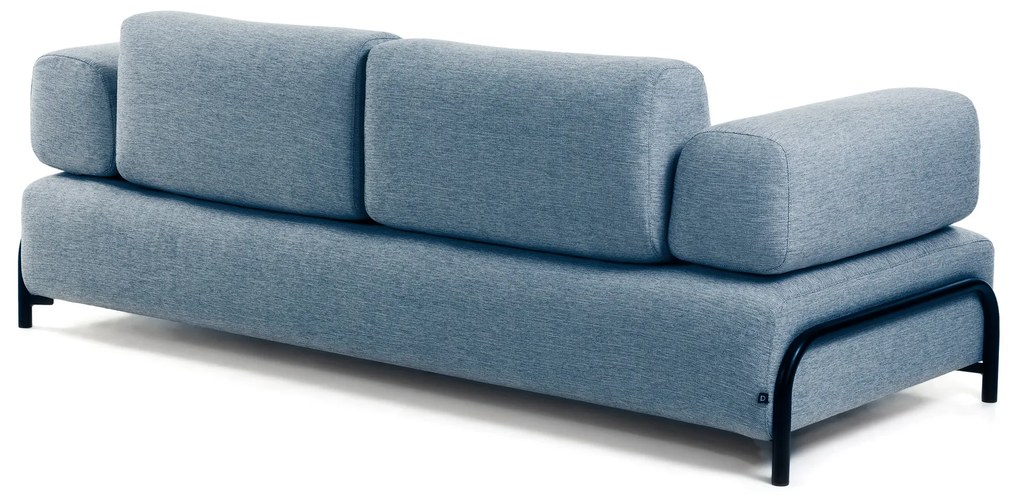 Kave Home - Divano Compo 3 posti blu 232 cm