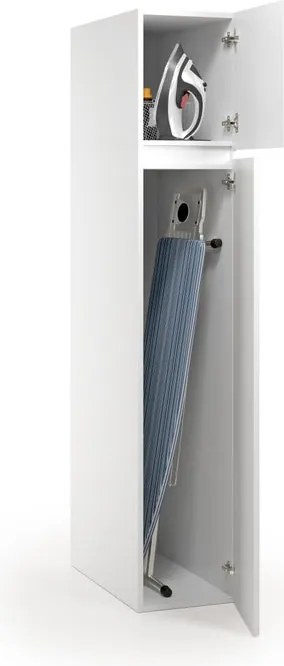 Colonna per mobile bagno 2 ante P 69 x L 35 x H 195 cm bianco